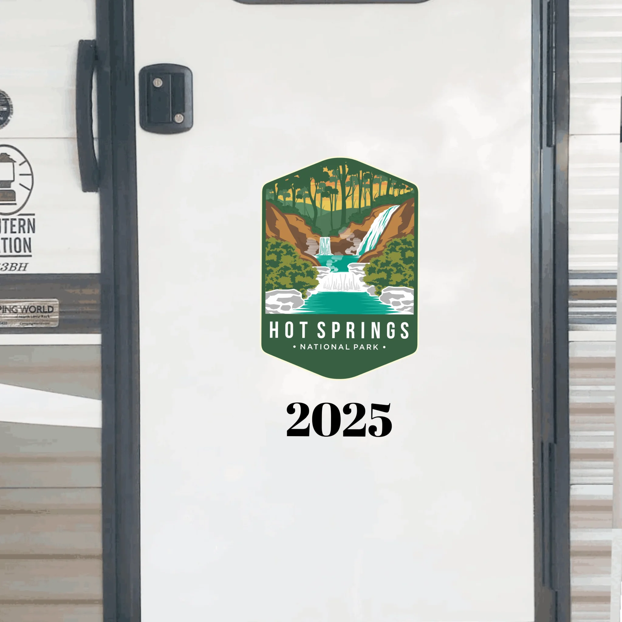 Parks We Explored - Personalized Decal, Gift For Camping Lovers, National Park Camping Decal