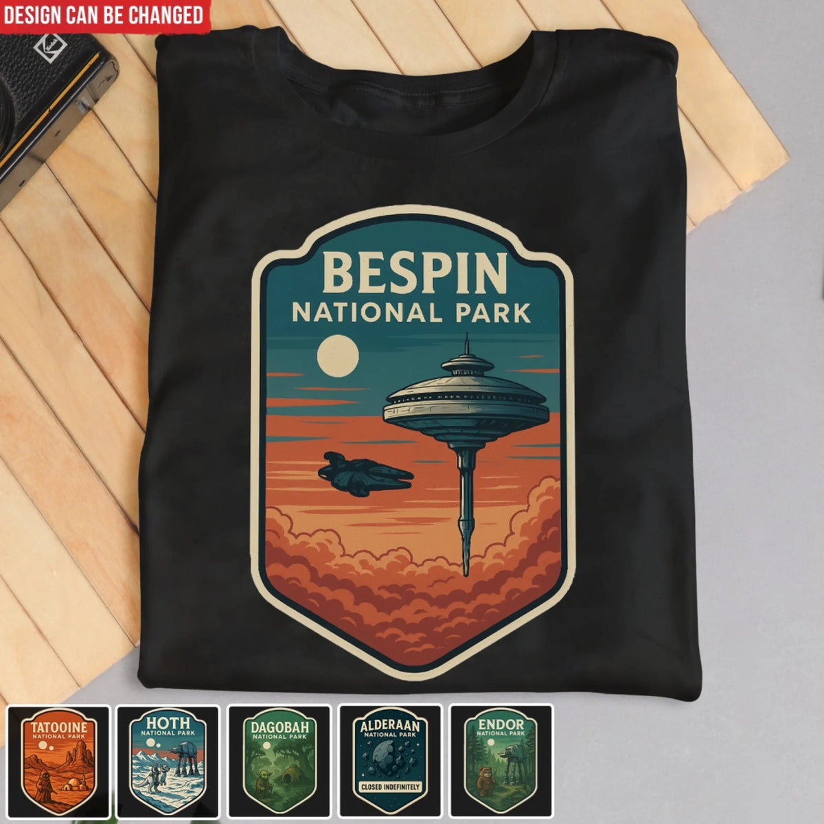 National Park Planet Travel - Personalized T-Shirt, Vacation Tee, Perfect Gift For Him